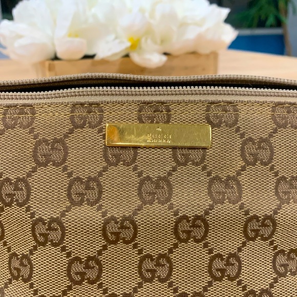 Gucci Authentic Pre-loved GG Monogram Canvas Pochette Boat Bag ✨Price Firm✨ - Picture 2 of 12